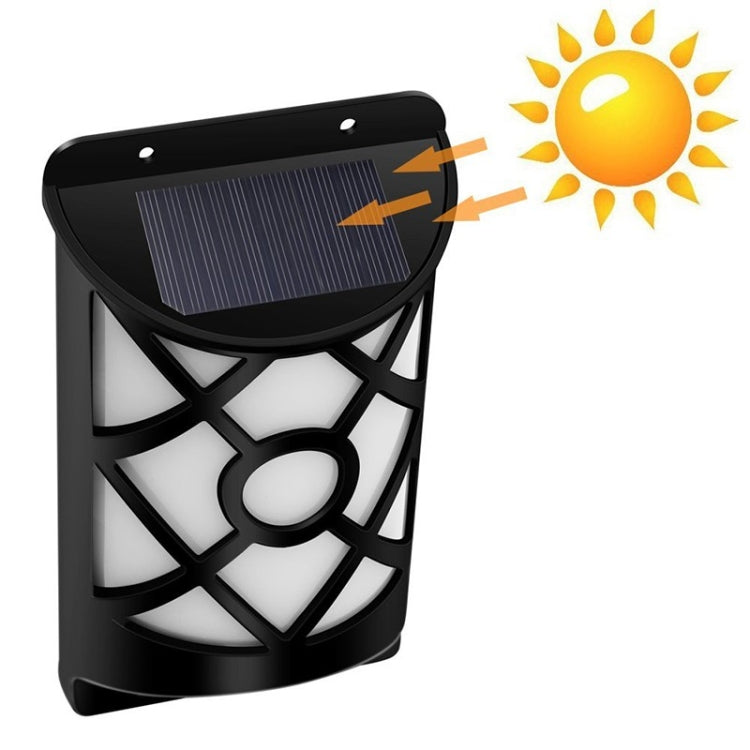 Solar Flame Courtyard Flood Light Wall Lamp Outdoor Lawn Landscape Street Light Induction Lamp