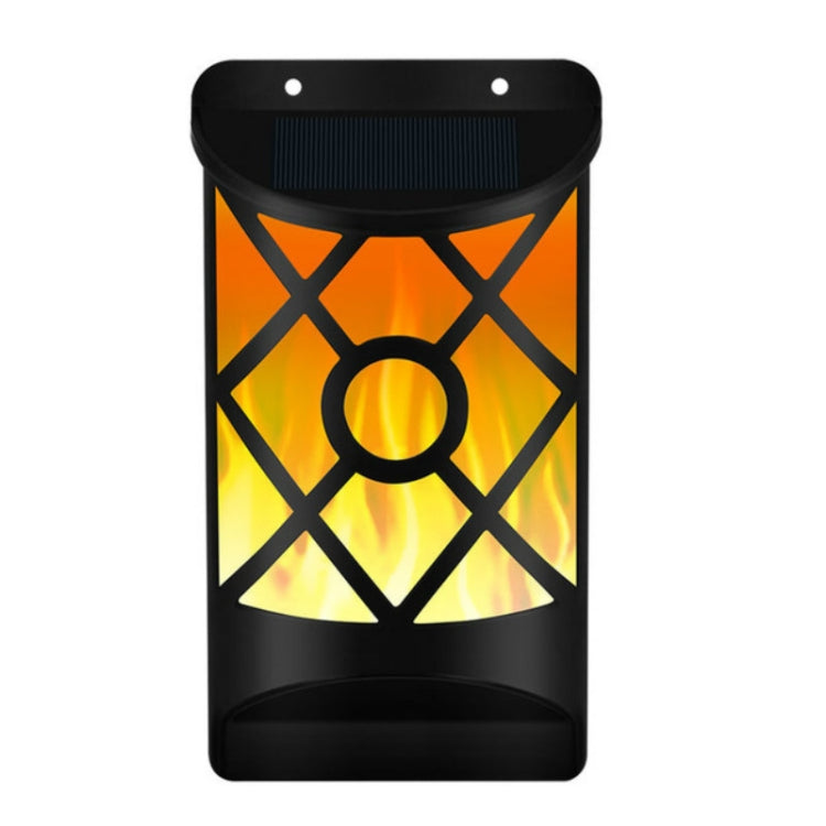 Solar Flame Courtyard Flood Light Wall Lamp Outdoor Lawn Landscape Street Light Induction Lamp