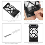 Solar Flame Courtyard Flood Light Wall Lamp Outdoor Lawn Landscape Street Light Induction Lamp