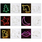 LED Neon Pendant Decoration Lamp Warm Night Light