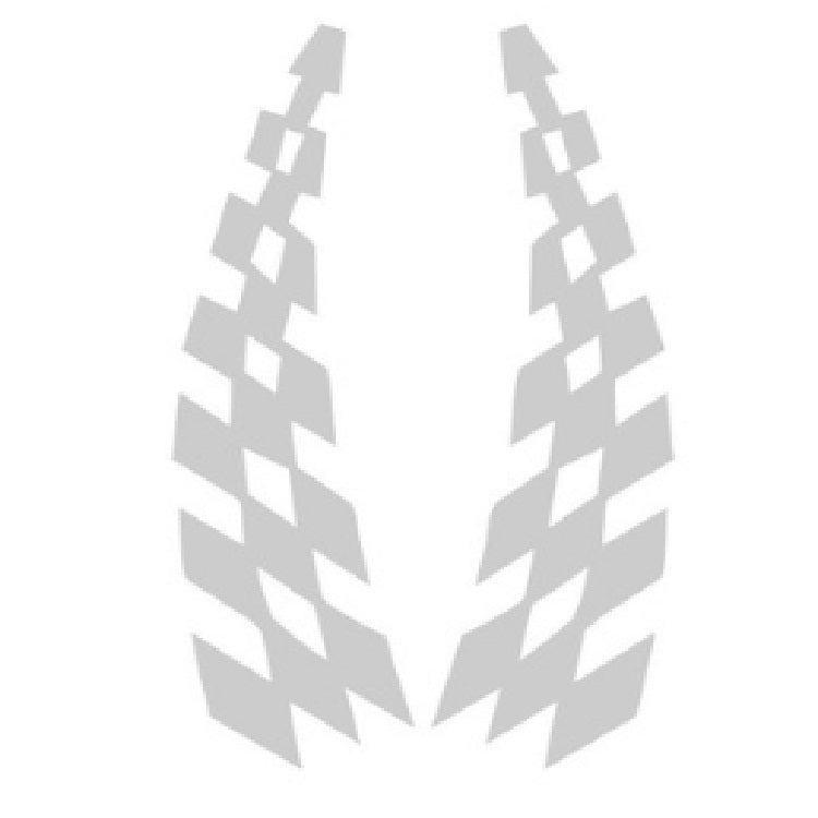10 Sets Car Stickers Lattice Flag Wheel Eyebrows Reflective Stickers Scratches Strips Car Stickers