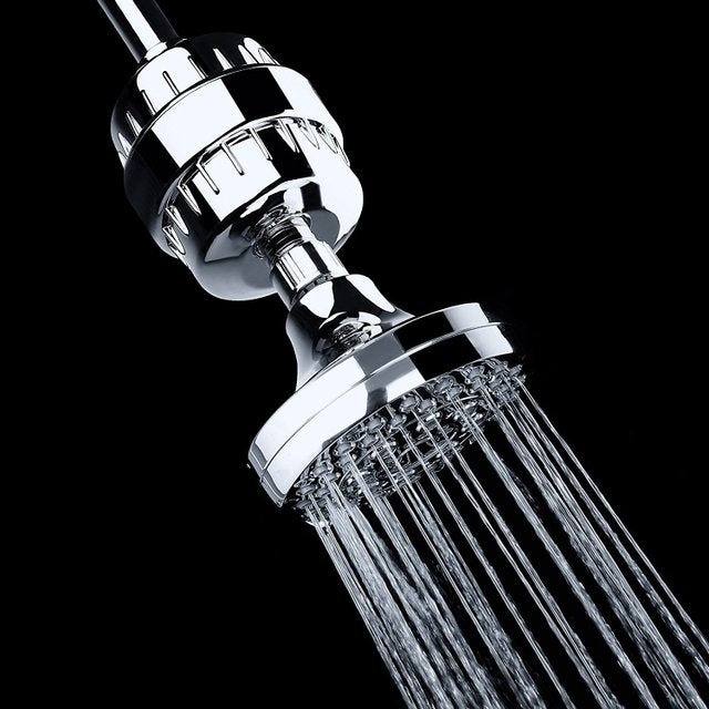 10-15 Layer Activated Carbon Bathroom Shower Filter Bathing Water Filter Purifier Water Shower Set
