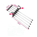 Multifunctional 5 in 1 Telescopic Folding Wardrobe Magic Trousers Rack — view 3