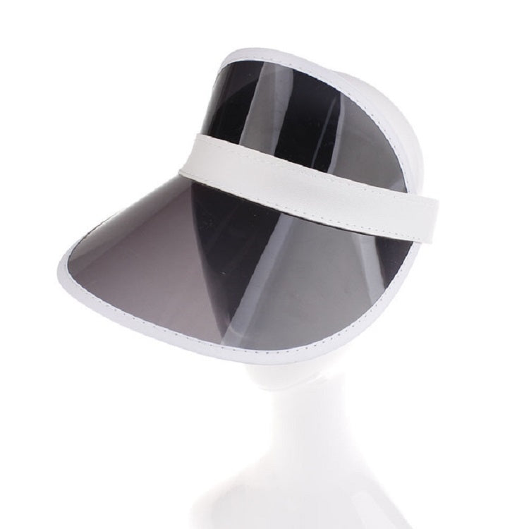PVC Outdoor Transparent Sun Hat Visor Cap for Male / Female — view 14