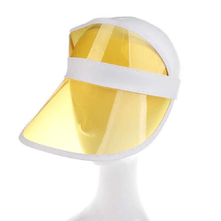 PVC Outdoor Transparent Sun Hat Visor Cap for Male / Female — view 15