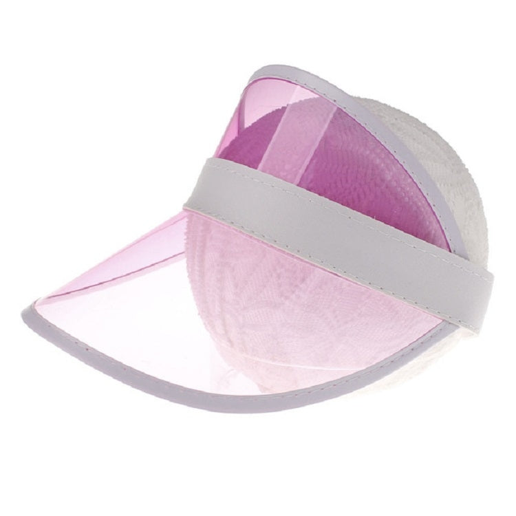 PVC Outdoor Transparent Sun Hat Visor Cap for Male / Female — view 16