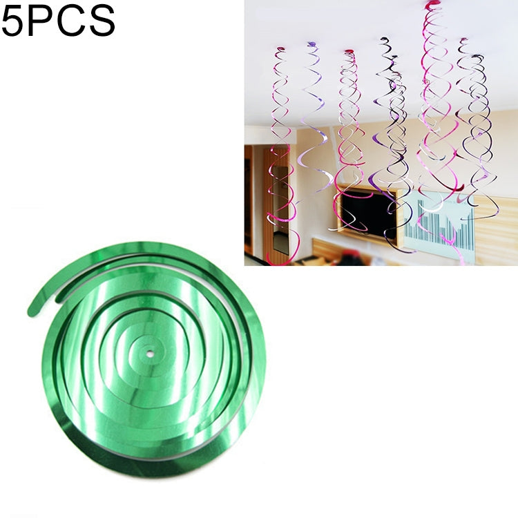 5 PCS 70cm PVC Spiral Ornaments Christmas Kindergarten Classroom Birthday Party Scene Layout Hanging Sequin Ornaments — view 13