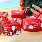 Christmas Cartoon Coin Purse Creative Square Storage Box Key Case — Type 4