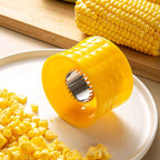 LsCook Corn Planer Thresher Stainless Steel Cooking Tool — Yellow