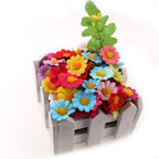 100 PCS 12 Leaf Sun Flower Head Simulation Small Chrysanthemum Sunflower Flower Head — view 3
