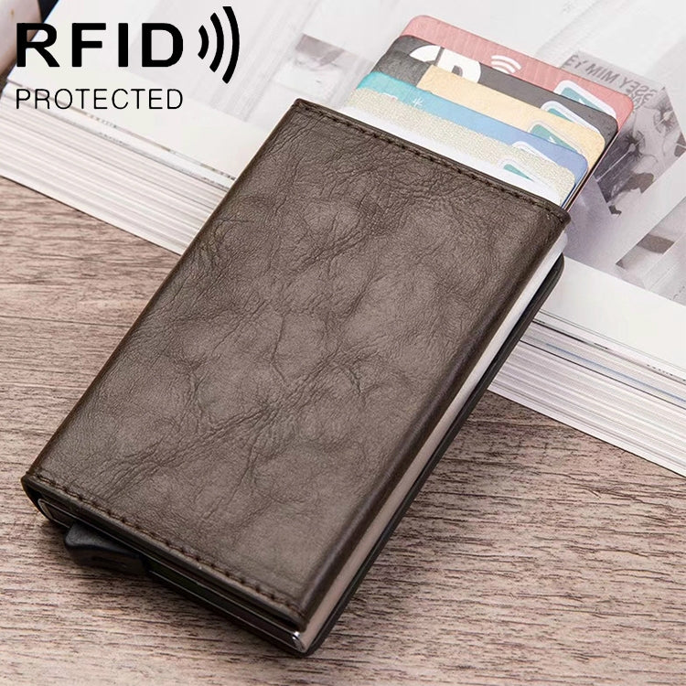 Magnetic RFID Bag Multifunctional Aluminum Automatic Pop-up Credit Card Package — view 8