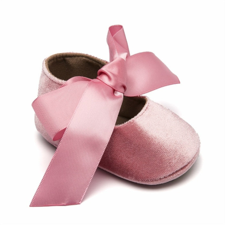 Baby Girl Bow Lace Up PU Leather Princess First Walkers Shoes