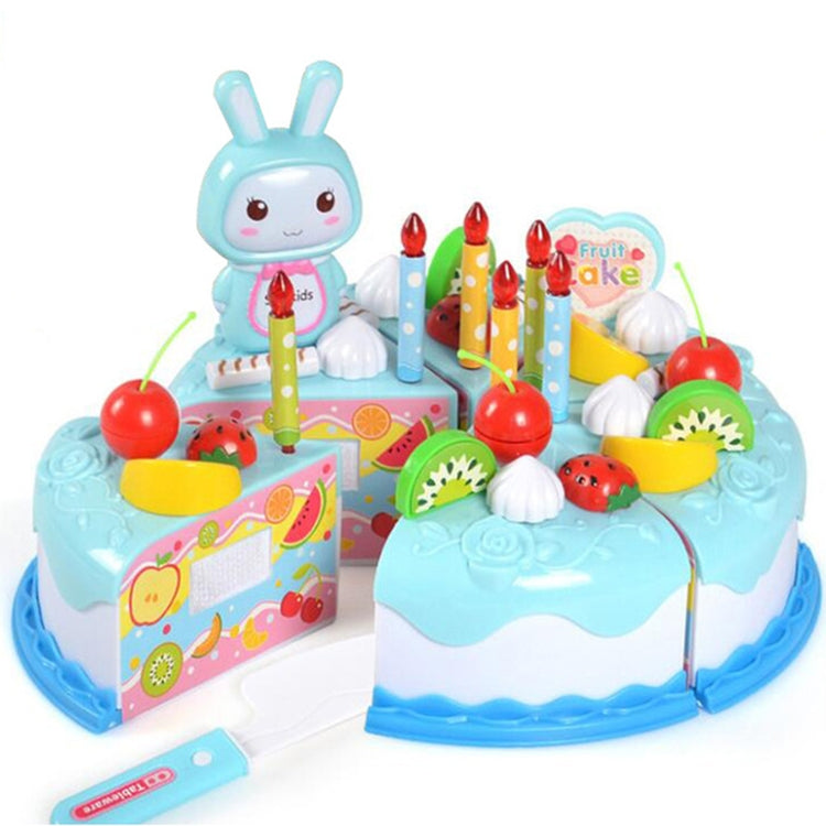 Kitchen Toys Cake Food DIY Pretend Play Fruit Cutting Birthday Toys for Children Kids Gift — view 7