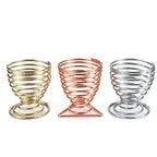 5PCS Gourd Water Drop Make-up Egg Puff Tray Storage Rack Sponge Egg Metal Holder — view 5