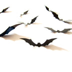 Halloween Stereo Wall Stickers Simulation Bat Stickers — view 2