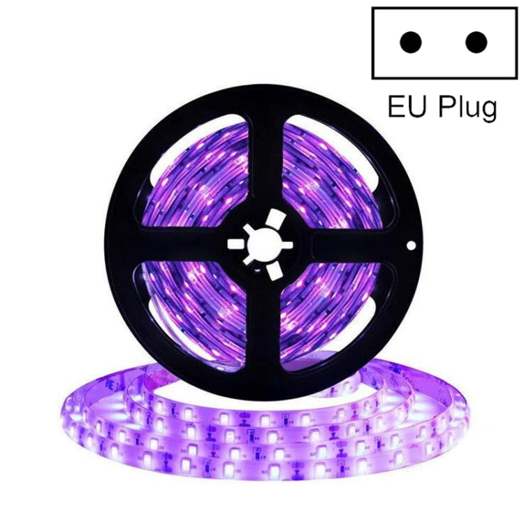 2835 SMD UV Purple Light Strip LED Lamp Decorative Light Strip, Bare Board 5m — Waterproof 5m