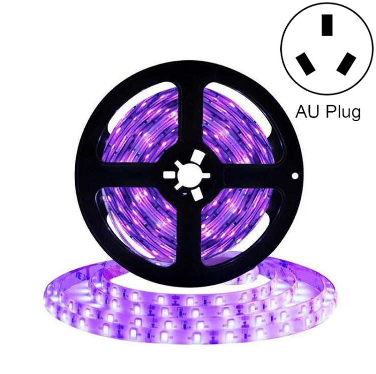 2835 SMD UV Purple Light Strip LED Lamp Decorative Light Strip, Bare Board 5m — Waterproof 10m