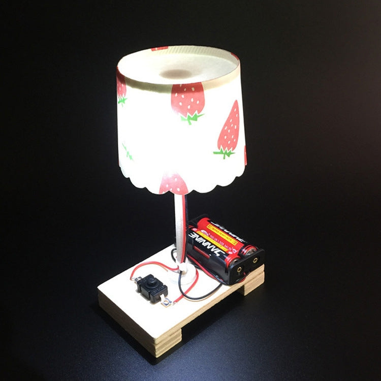 Creative DIY Small Table Lamp Technology Small Production Primary School Students Manual Materials Science Experiment — view 6