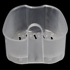 Cleaning Teeth Case Dental False Teeth Storage Box — White