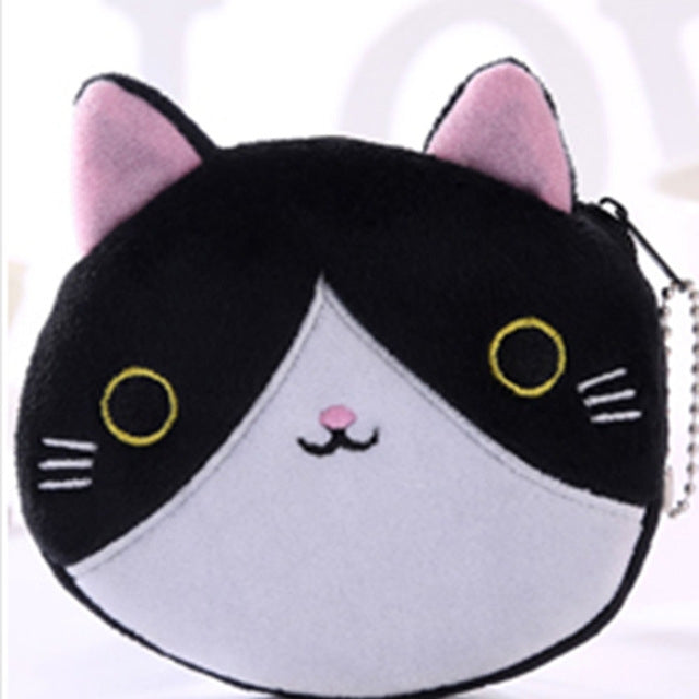 Cute Cat Coin Purse Children Plush Coin Purse — view 6