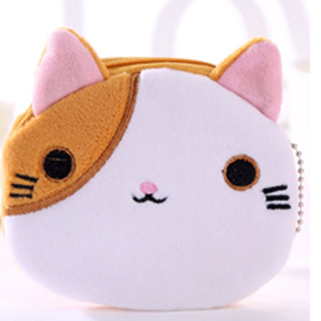 Cute Cat Coin Purse Children Plush Coin Purse — view 7