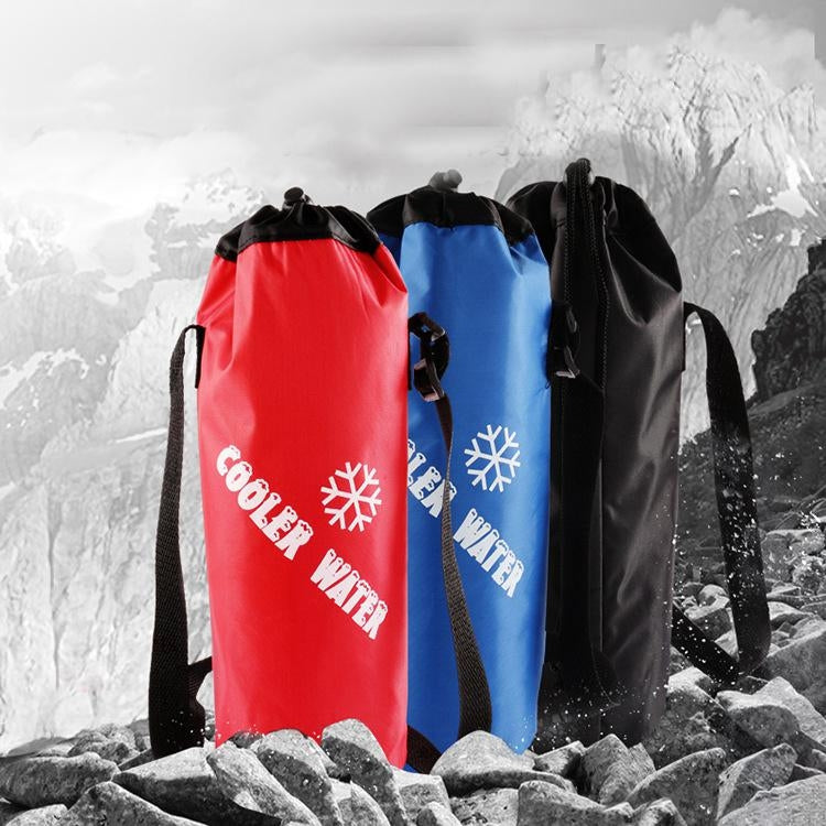 Oxford Cloth Cylindrical Ice Pack Portable Folding Drink Ice Pack Lunch Bag
