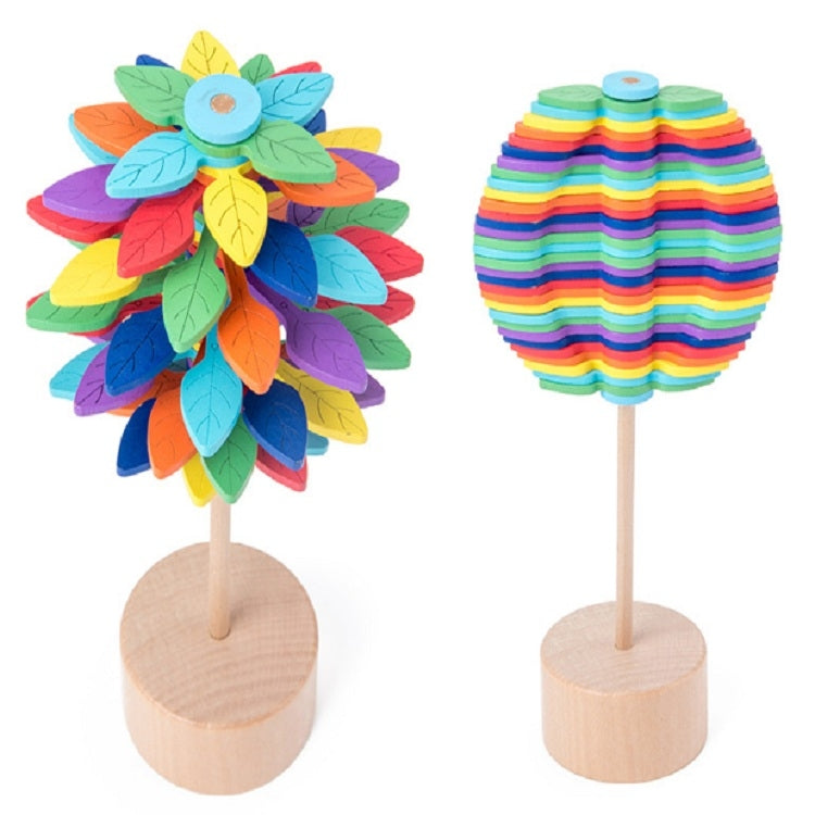 Solid Wood Rotating Lollipop Fischer Series Creative Ornaments Decompression Toy Decompression Artifact — view 10