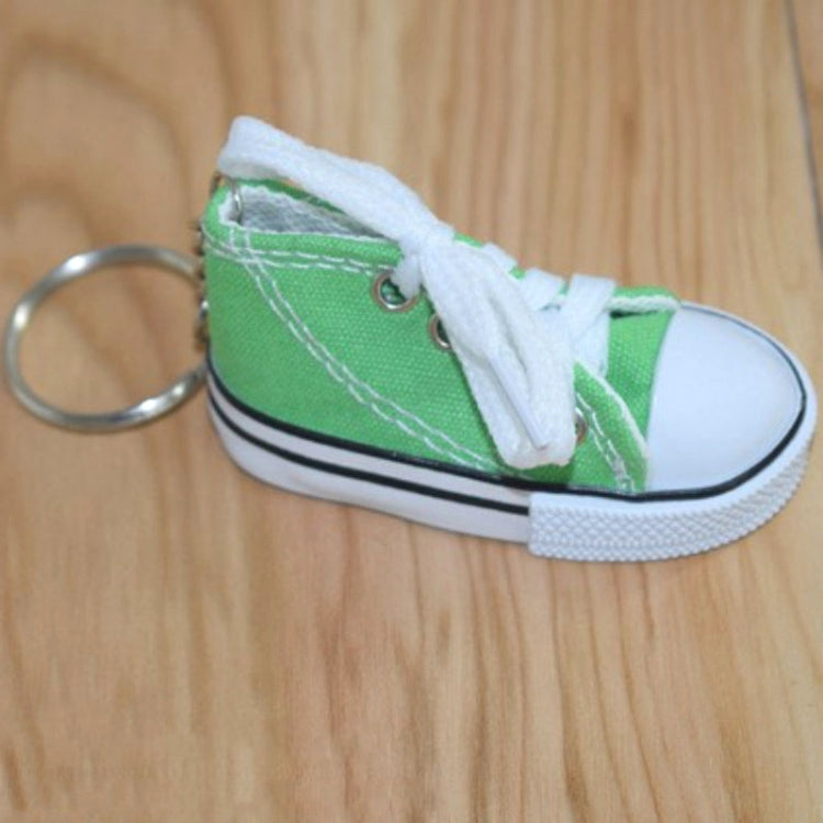 2 PCS Mini Simulation Canvas Shoes Sneaker Keychain Pendant — view 6