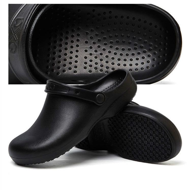 Kitchen Chef Shoes Food Service Non-slip Water-proof Oil-Proof Slippers — 38