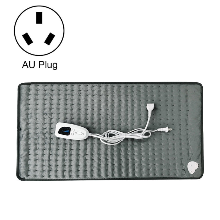 Home Physiotherapy Heating Pad Electric Heating Blanket, Size: 40x30cm, 40x30cm,US Plug, 40x30cm,EU Plug, 40x30cm,AU Plug, 40x30cm,UK Plug — Silver Gray