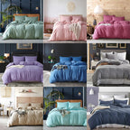 Princess Bedding Sets With Washed Ball Decorative Microfiber Fabric Cover Pillowcase — Twin（One Pillowcase and One Quilt）