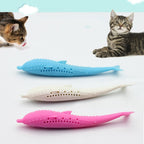 Catnip Cat Teeth Cleaning Silicone Dolphin Toy — view 5