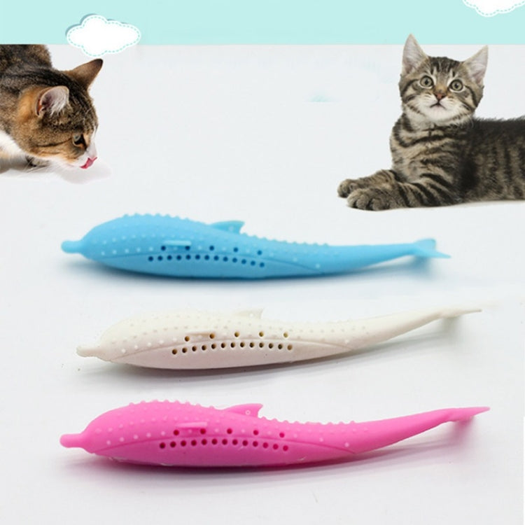 Catnip Cat Teeth Cleaning Silicone Dolphin Toy — view 5