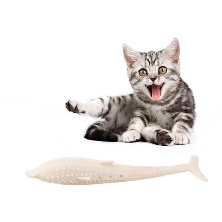 Catnip Cat Teeth Cleaning Silicone Dolphin Toy — view 8