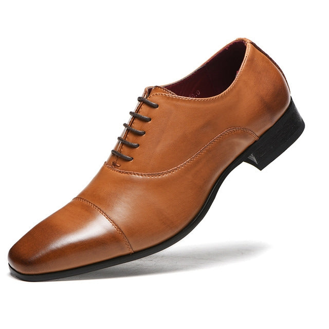 Business Comfortable Formal Oxfords Leather Shoes — view 13
