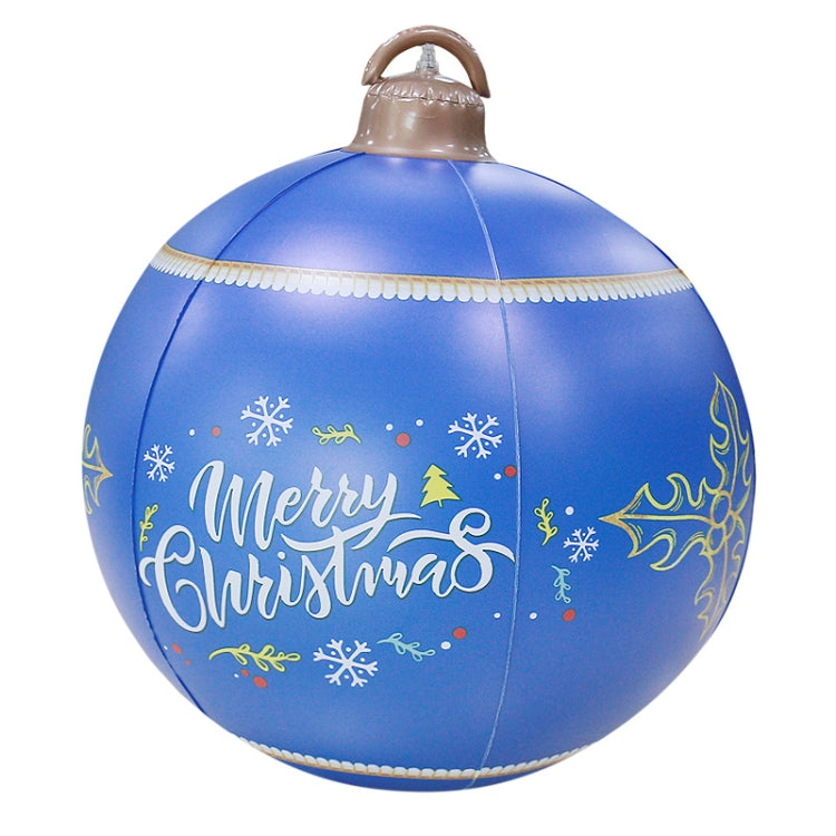 MT709 Yard Christmas Ornaments PVC Inflatable Balls — Ordinary Type Without Lamp (Green)