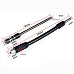 Hexagonal Drive Bit Bending Universal Hose Post Screwdriver Long Rod