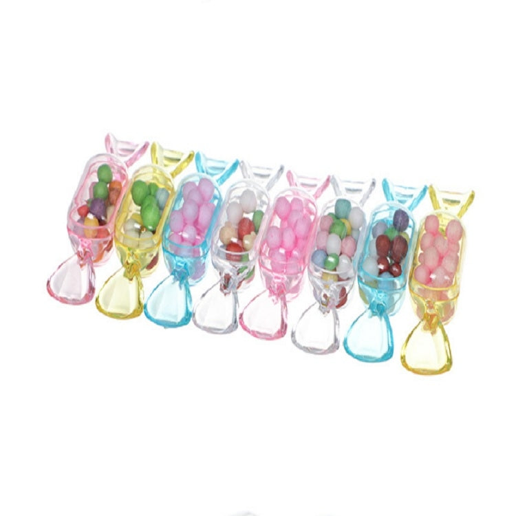 10 PCS/Set Transparent Creative Candy Box Small Candy-shaped Mini Plastic Box — view 6