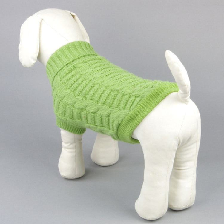 High-elastic Solid Color Dog Sweater Teddy Dog Clothes — M