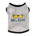 2 PCS Pet Cothing Dog Cat Spring and Summer Thin Cute Vest