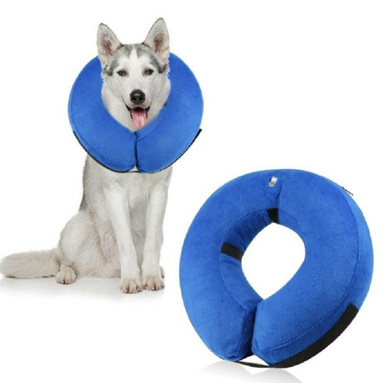 Inflatable Pet Collar Pet Grooming Warm Protective Wound Protection Collar — view 8
