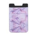 Marble Pattern Road Stretch Phone Back Plastic Card Holder Sticky Phone Clip