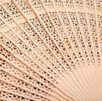 Ancient Style Fragrant Wood Fan Folding Fan Dance Fan Solid Craft Fan, Size:8 inch — 8 inch