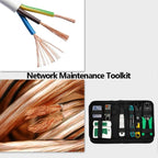 Three-purpose Network Cable Clamp Tester Hand Tool Set Home Network Repair Kit — view 8