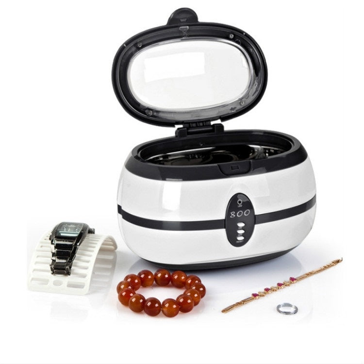 VGT-800 600ml Low Noise Vacuum Cleaner Ultrasonic Cleaner with SUS304 Tank for Home Jewelry Eyeglass Watch — view 8