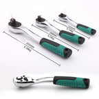 TUOSEN Quick-release Socket Wrench Curved Handle Ratchet Spanner