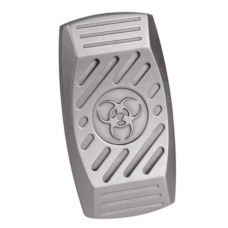 FS01 Stainless Steel Metal Magnetic Push Card Decompression Toy Fingertip Gyro — C Model