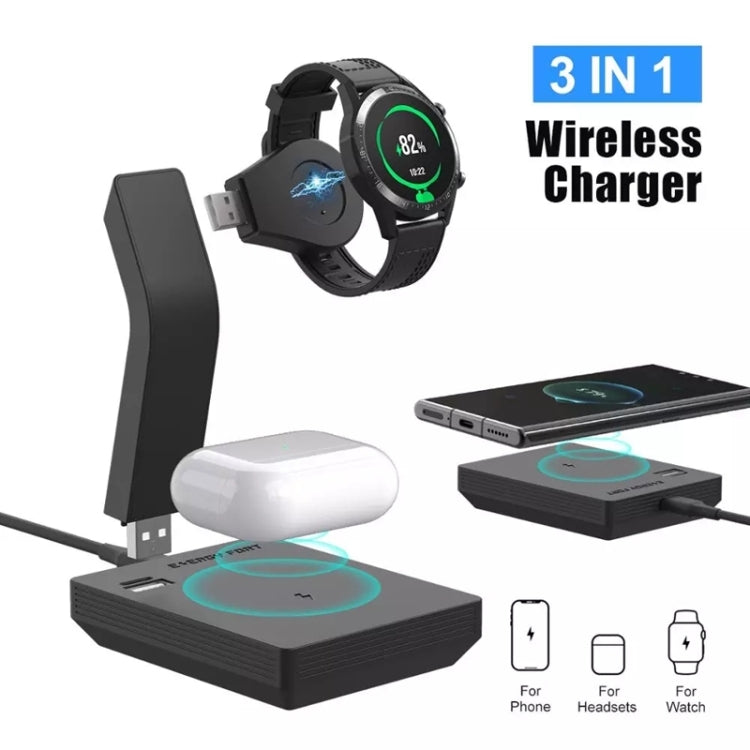 Wacth Earphone Phone Wireless Charger