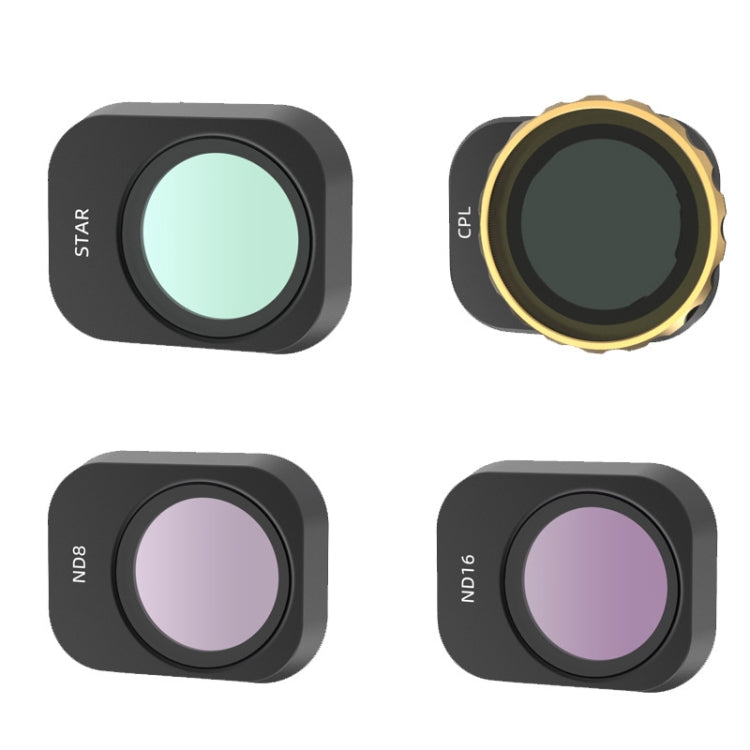 JSR For Mini 3 Pro Camera Filters — 4 In 1 Star+CPL+ND8+ND16