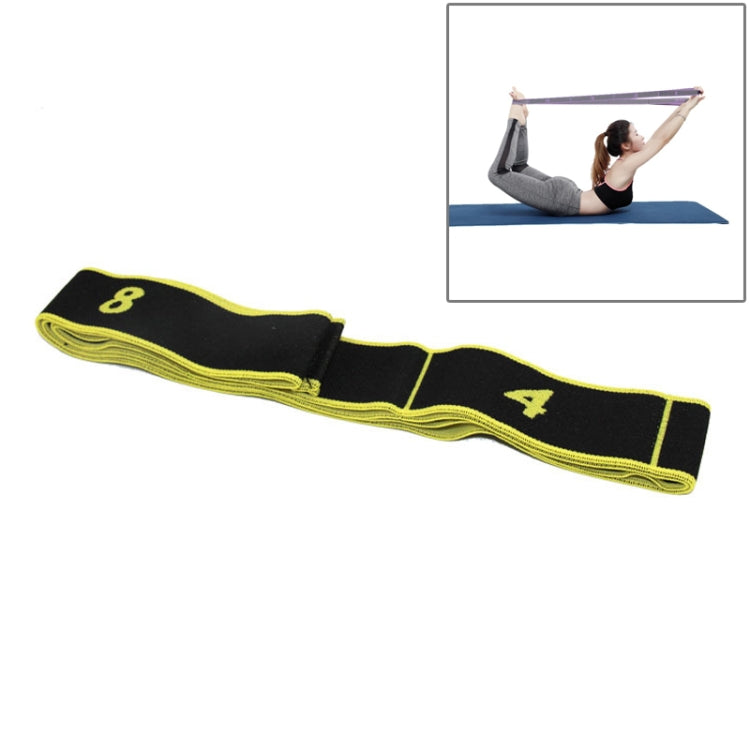 8 Lattice Yoga Stretch Band Dance Elastic Band Resistance Band, Adult — Grey